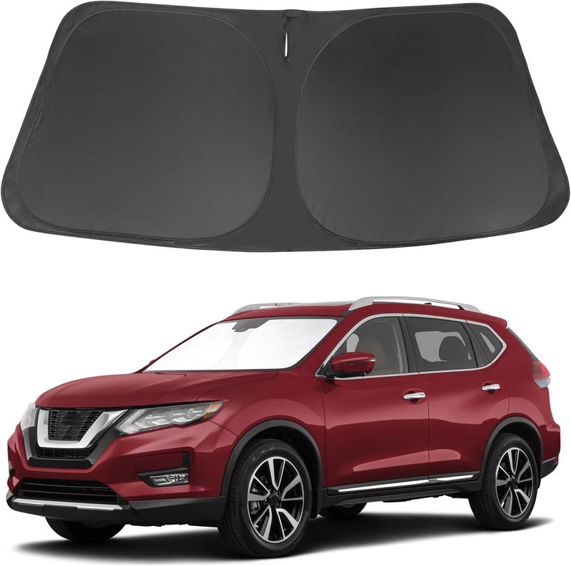 LHFLIVE Windshield Sun Shade Compatible with 2014-2020 Nissan Rogue Accessories (NOT for Rogue Sport & 2021 Rogue 3rd Gen. T33) Sunshade Sun Visor Protector - Image 1